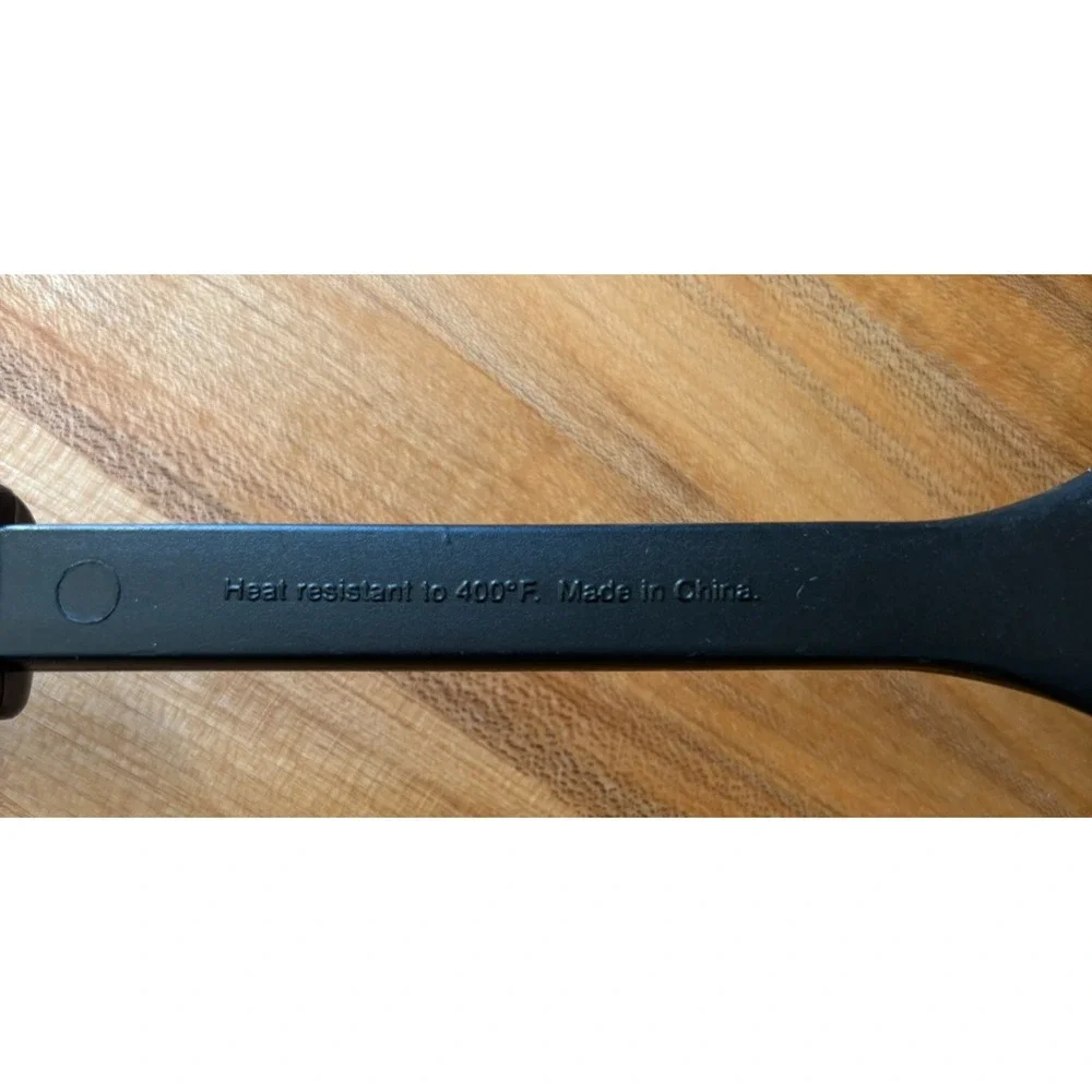 Calphalon Slotted Serving Spoon 8 Slots Nylon Silicone Black 14